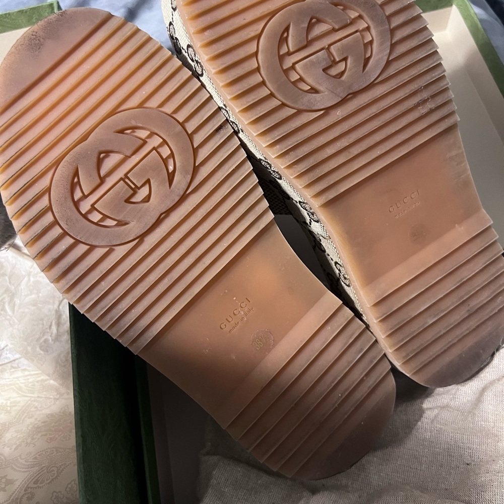 Gucci platform sandals size 38.5 - Picture 5 of 5